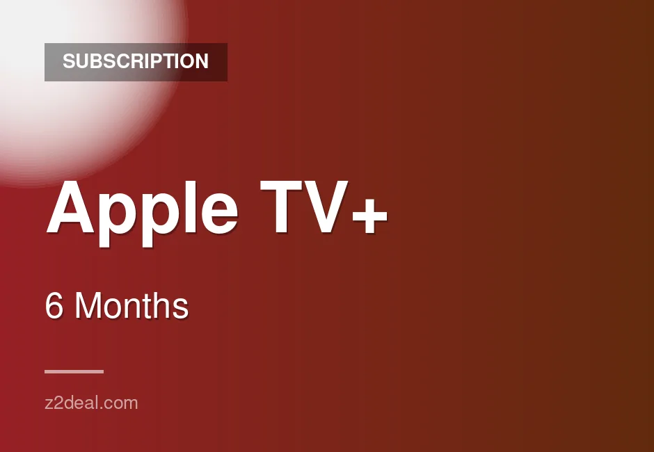 Reliable Apple TV+ Subscription - 6 Months - Order With Confidence