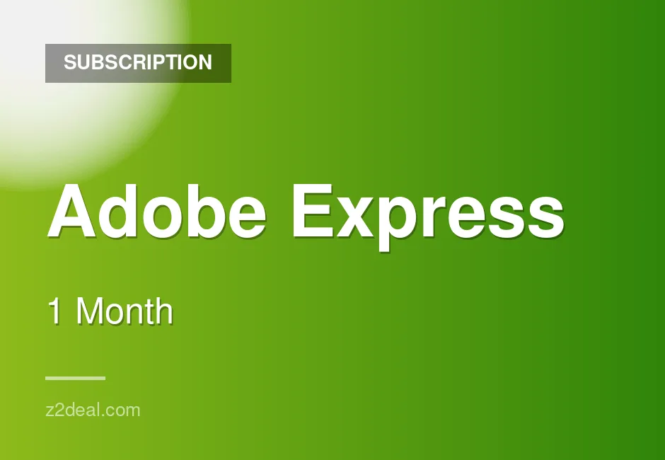 Trusted Adobe Express Subscription | 1 Month | Global | Full Premium Access | Proven Seller