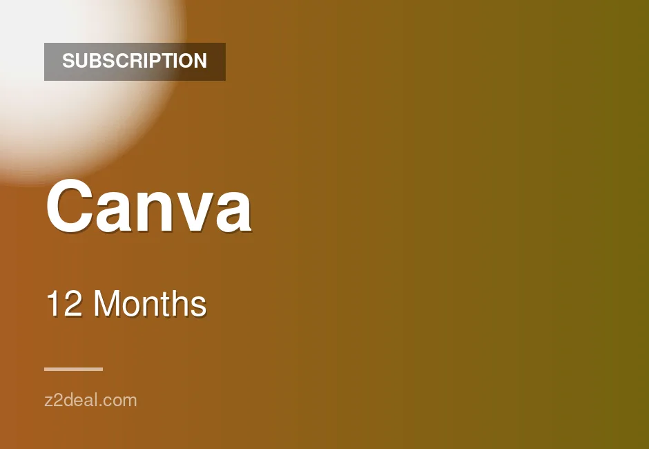 Premium Canva Subscription | 12 Months | Full Premium Access | Account Upgrade | Fast Activation