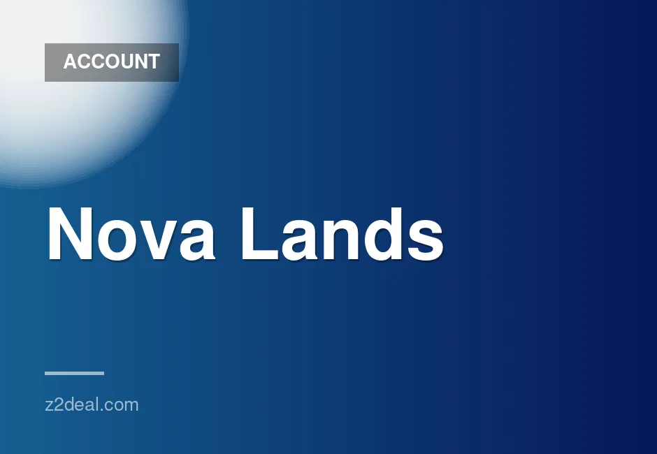 New Steam Account for Nova Lands with 0 Play Hours - Quick Data Change and Fast Delivery