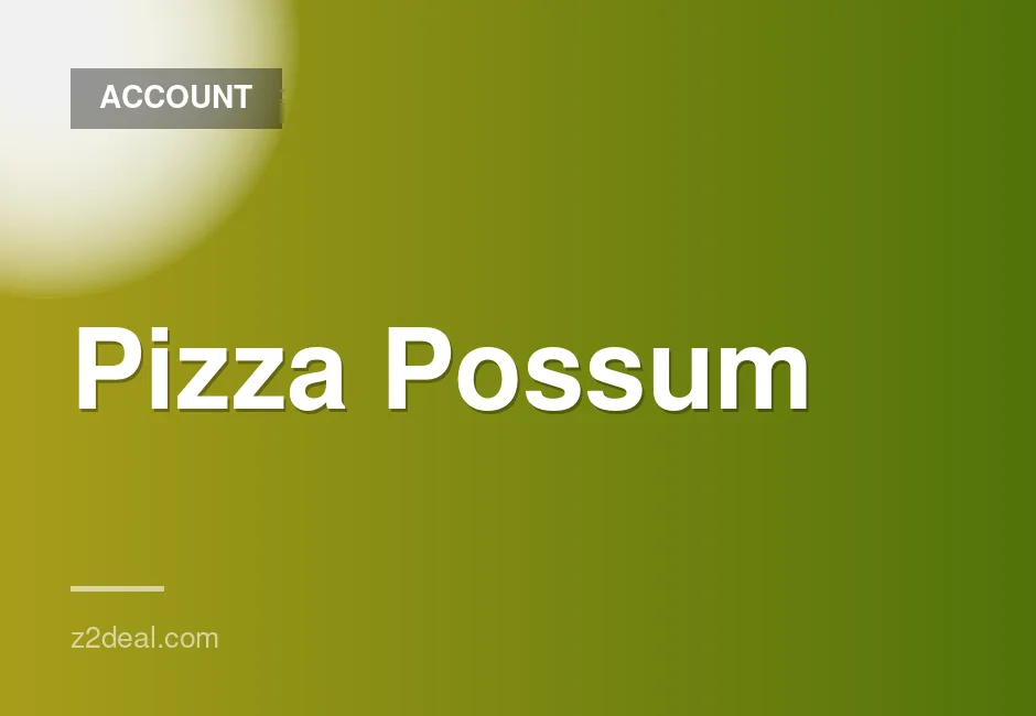 Xbox Pizza Possum Game Account with Original Email and Full Access