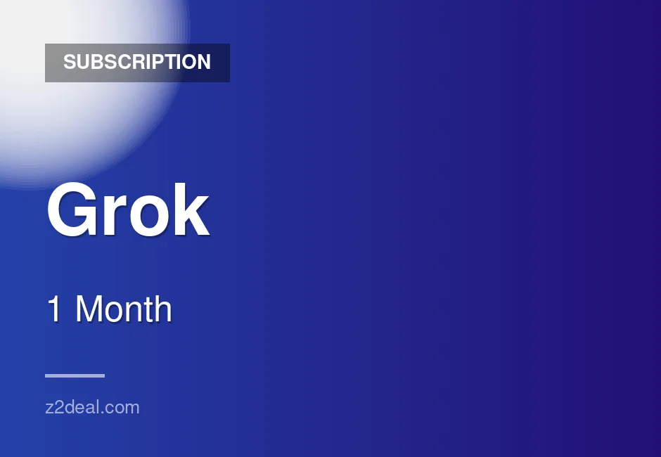 Quick Grok Subscription - 1 Month - No Waiting Around