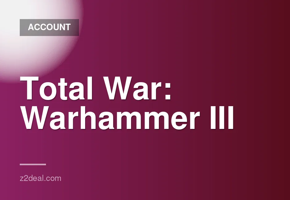 Total War: Warhammer III Steam Account with Full Access and Bonuses