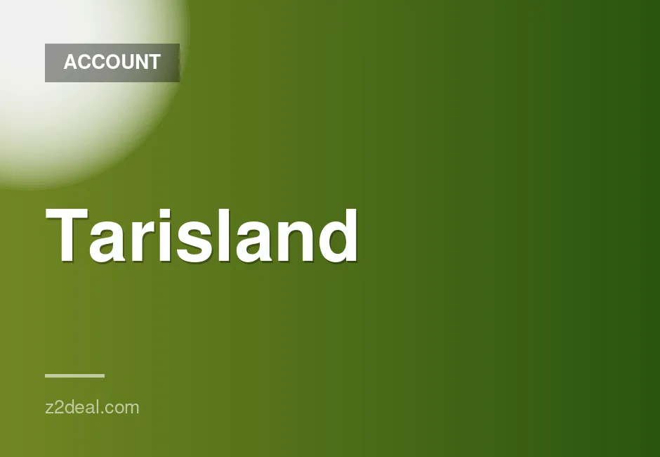 Tarisland NA 1 Account with Original Email for Fast Delivery
