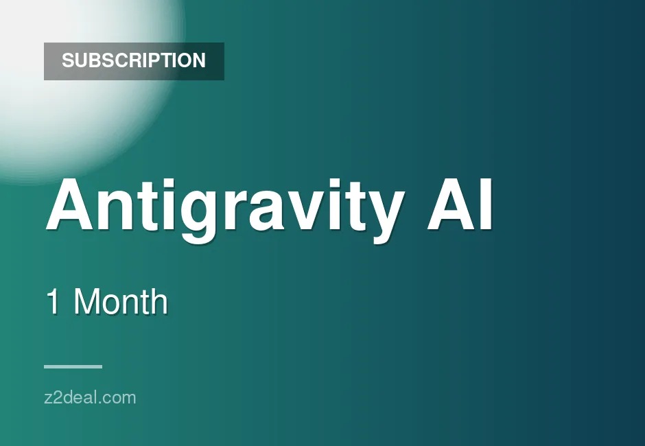 Instant Antigravity AI Subscription | 1 Month | Full Premium Access | Instant Delivery | Mobile Ready | Reliable Service