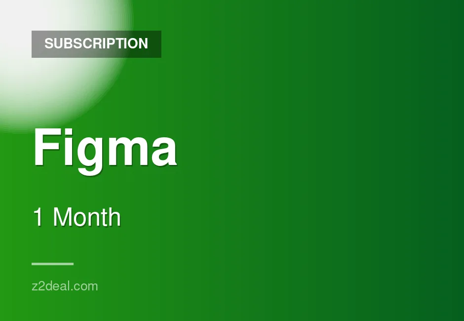 Trusted Figma Subscription | 1 Month | Proven Seller