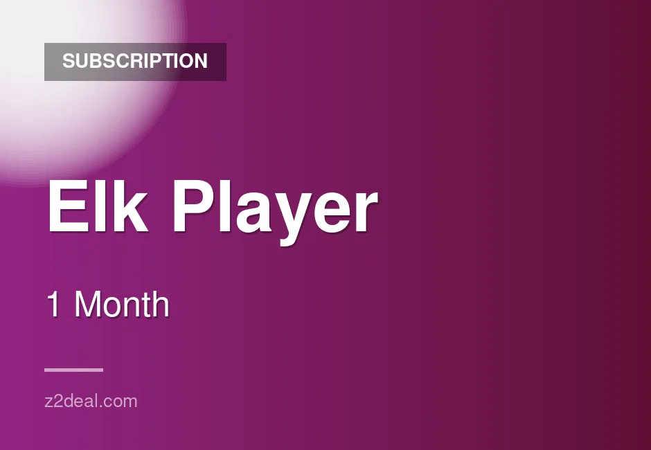 Trusted Elk Player Subscription | 1 Month | Fast Activation | Mobile Ready | Instant Delivery | Delivered With Care