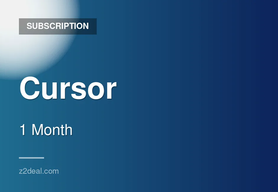 Instant Cursor Subscription | 1 Month | Straightforward Order