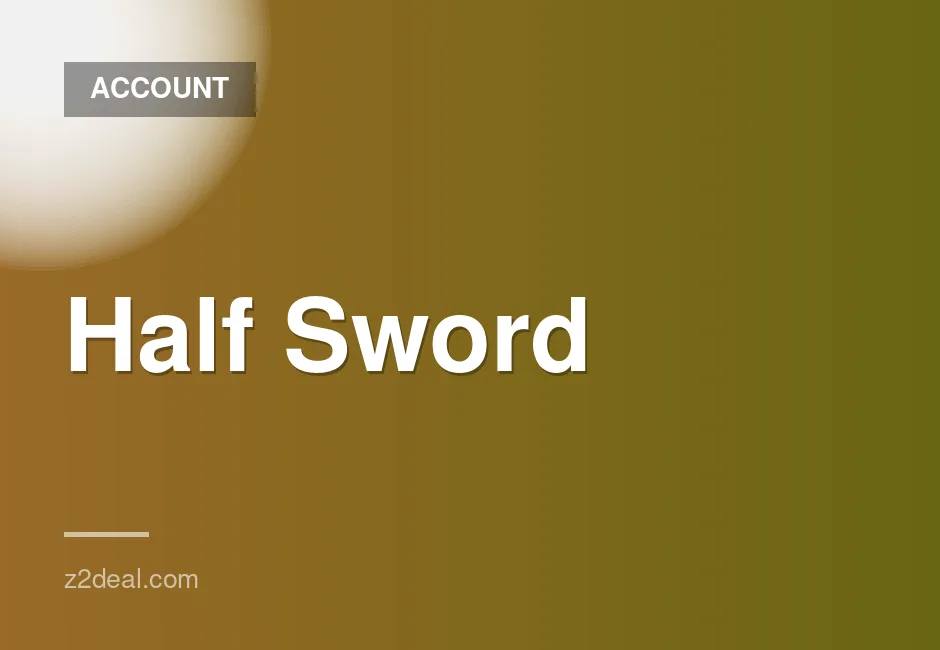 Steam Offline Account for Half Sword Game