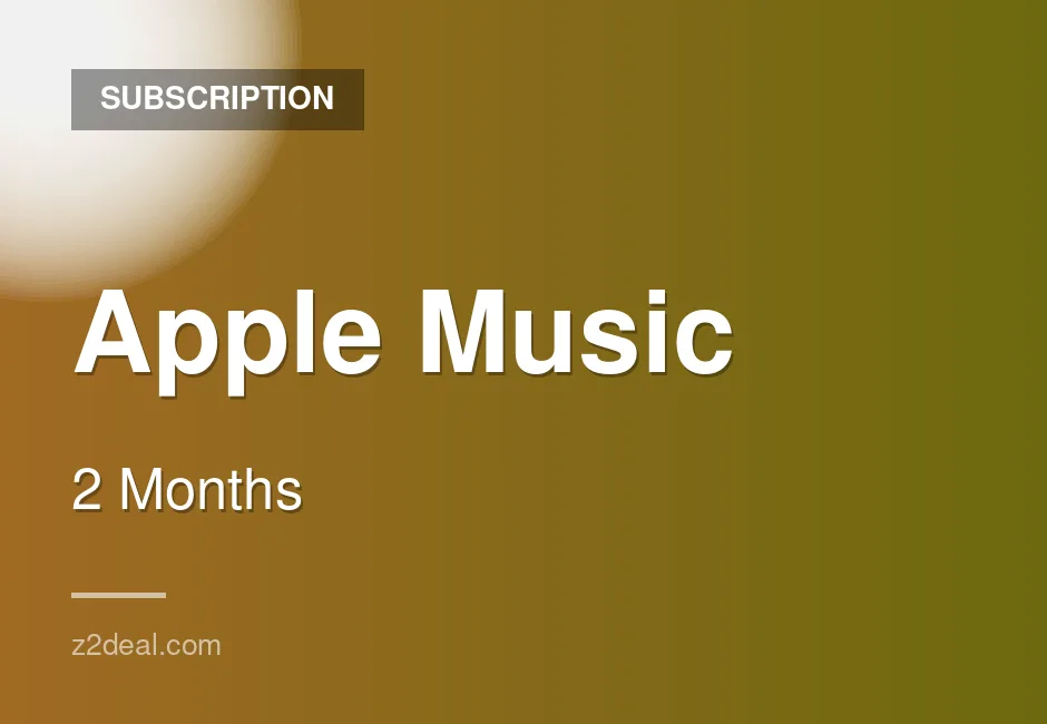 Apple Music Subscription - 2 Months - Israel - Verified Plan