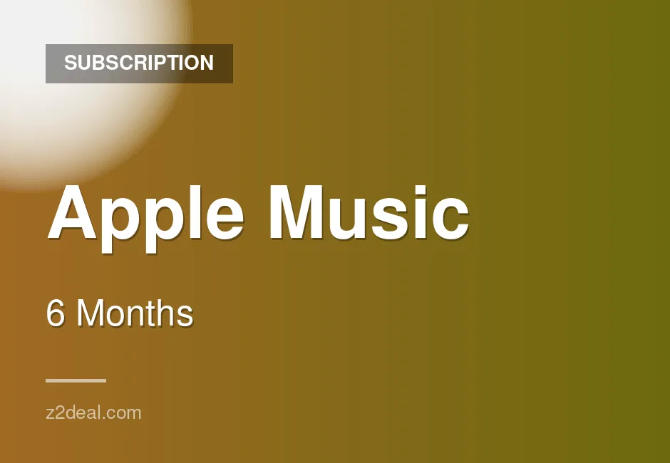 Quick Apple Music Subscription - 6 Months - China - No Waiting Around