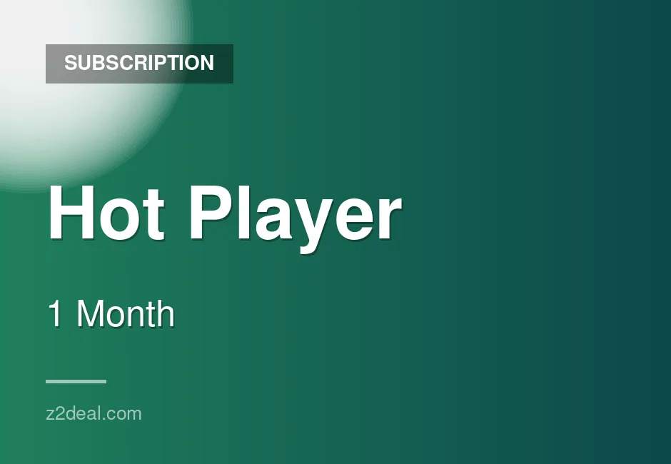 Instant Hot Player Subscription | 1 Month | Global | Mobile Ready | Reliable Service
