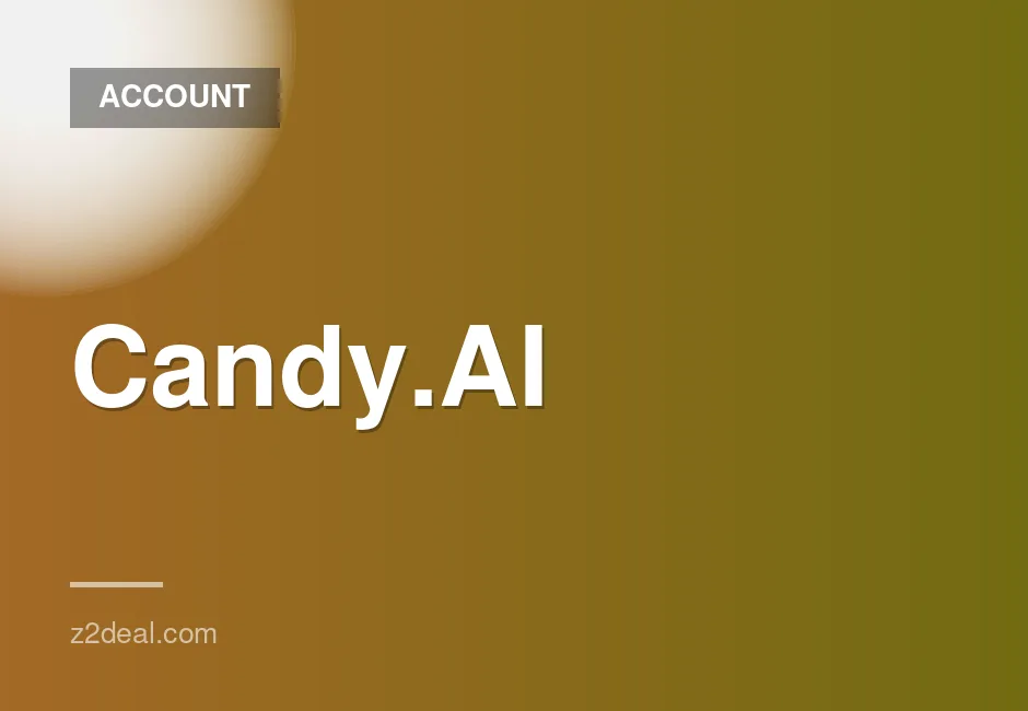 Premium Candy.AI 100 Tokens for 1 Month with Full Warranty and Private Account