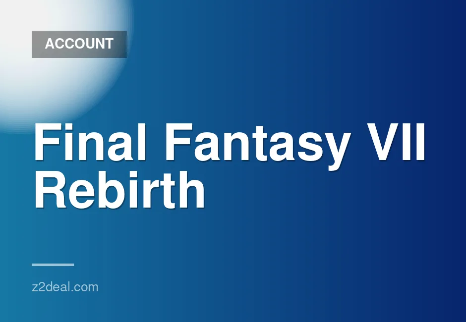 Final Fantasy VII Rebirth Standard Edition PS5 Account for Sale