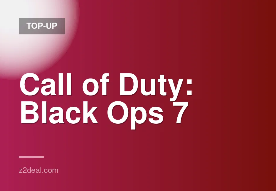 Call of Duty: Black Ops 7 Top-Up - PC - Instant Delivery - Genuine Source - Well Reviewed