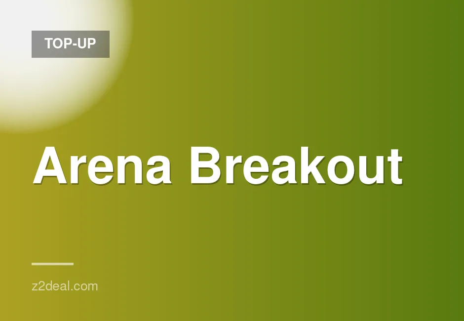Genuine Arena Breakout Top-Up - Direct Top-Up - Same-Day Delivery