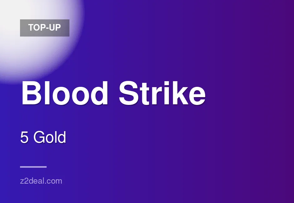 Buy Blood Strike Top-Up | 5 Gold | Direct Top-Up | Hassle-Free