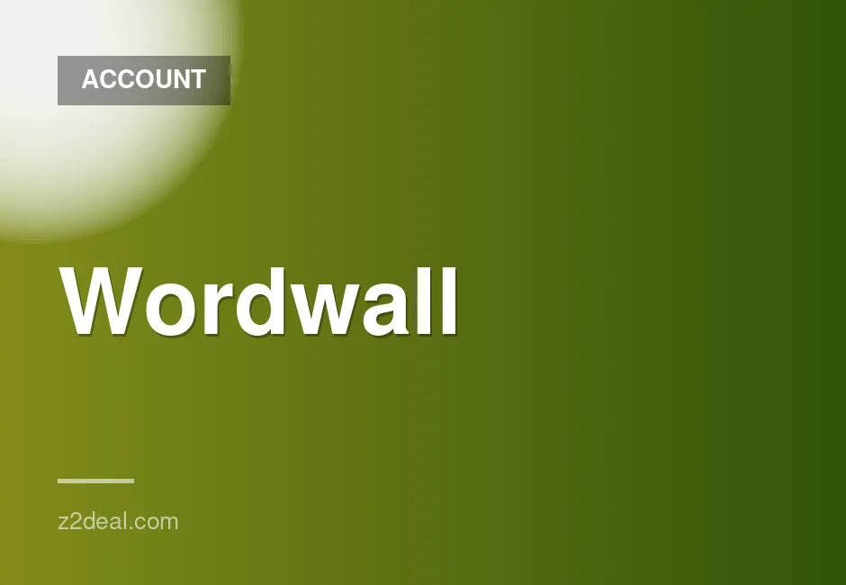 $10.80 Wordwall Pro Plan for 1 Month with Full Warranty on Private Account