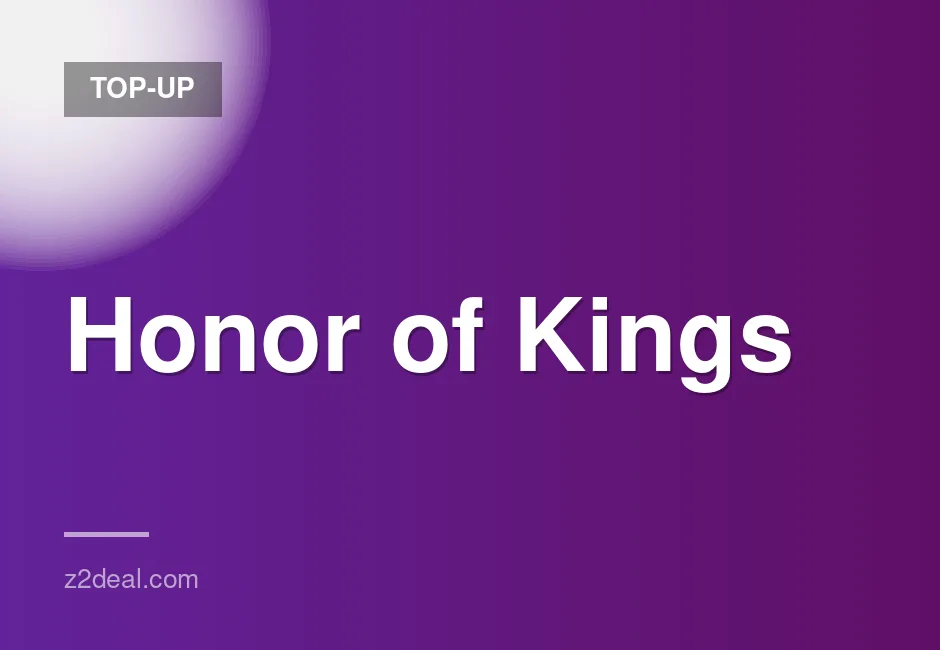 Buy Honor of Kings Top-Up | Bonus Included | Direct Top-Up | Hassle-Free