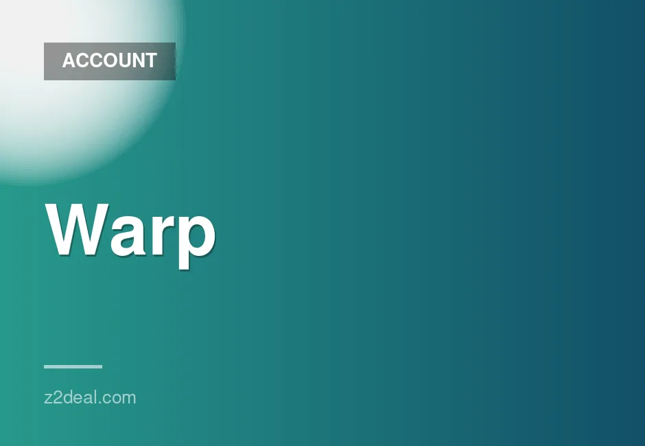12-Month Warp.dev Subscription Plan for Private Account