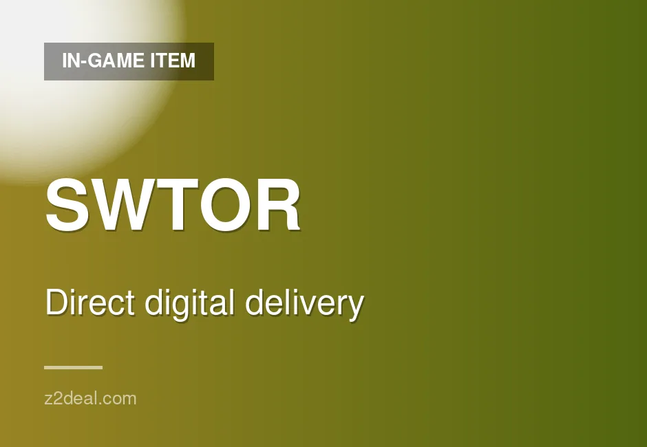 Genuine SWTOR In-Game Item - Deluxe Edition - Order With Confidence