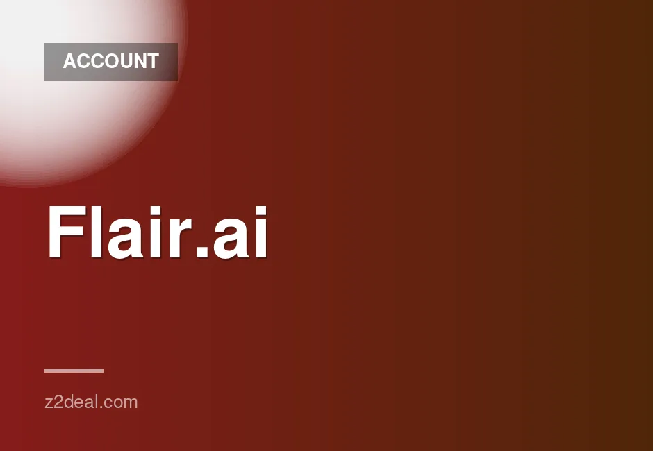 Flair.ai Pro+ 1 Month Private Account with $35 Credit and Warranty