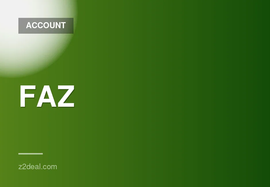 FAZ+ Germany 3-Month Warranty Shared Account