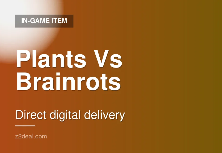 Instant Plants Vs Brainrots In-Game Item | 24/7 Support | Proven Seller