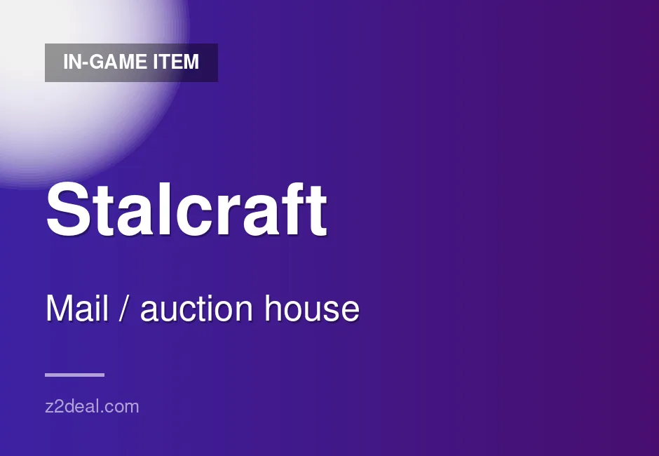 Quick Stalcraft In-Game Item - Steam - Mail Delivery - New Users Only - Order With Confidence