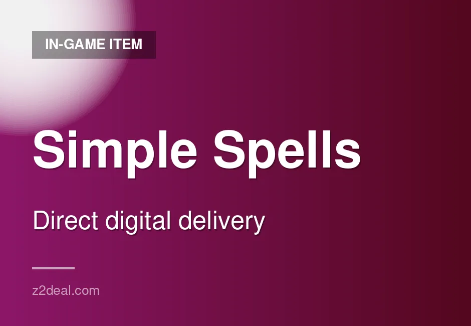 Quick Simple Spells In-Game Item - 24/7 Support - Order With Confidence