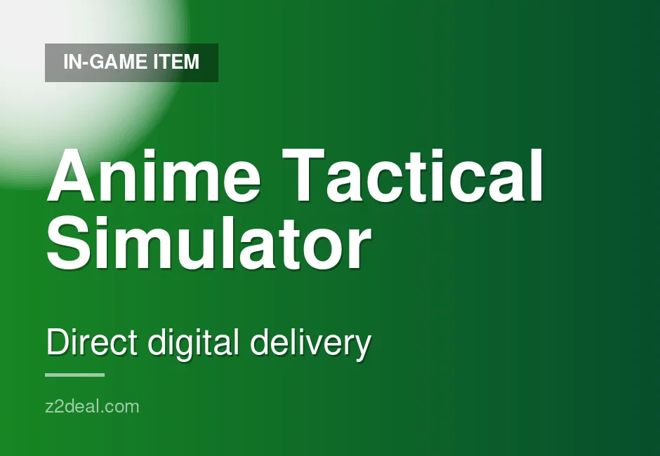 Trusted Anime Tactical Simulator In-Game Item | 2 Units | 24/7 Support | Straightforward Order