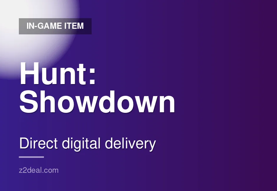 Genuine Hunt: Showdown In-Game Item - Instant Delivery - Same-Day Delivery