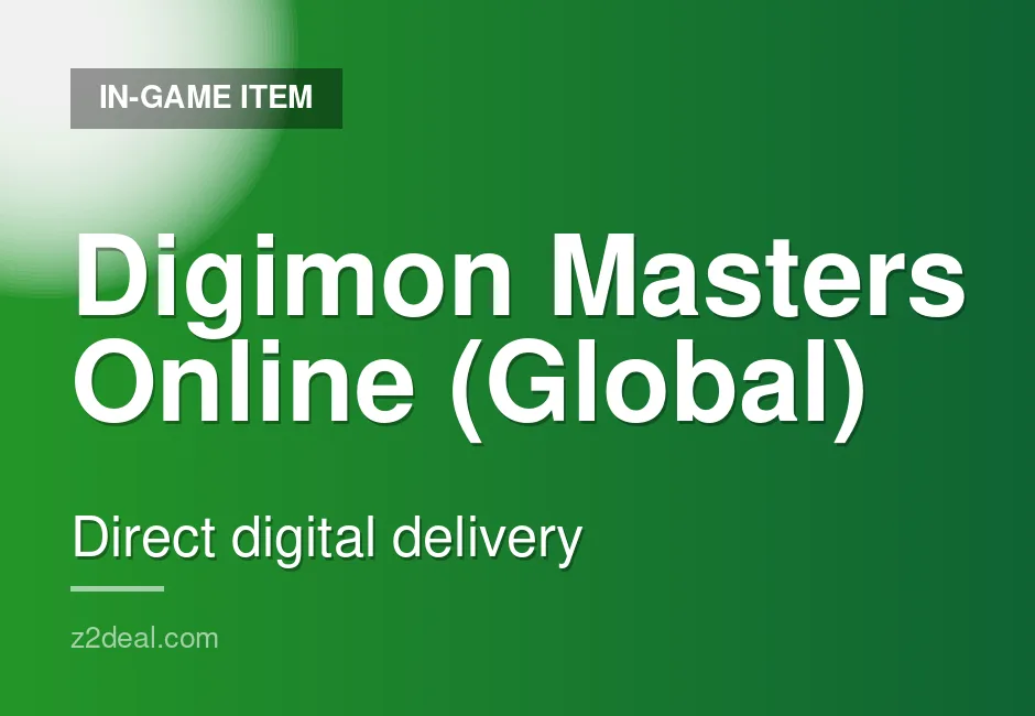 Digimon Masters Online (Global) In-Game Item - Global - Well Reviewed