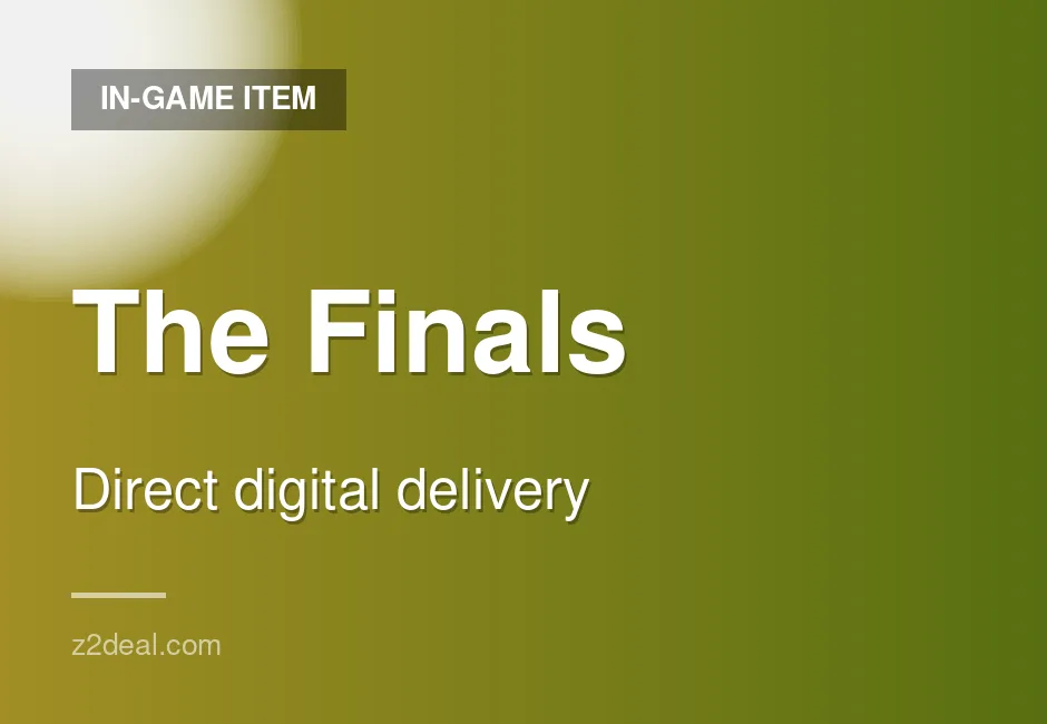 Reliable The Finals In-Game Item - Deluxe Edition - Gifting Service - Buyer Protected