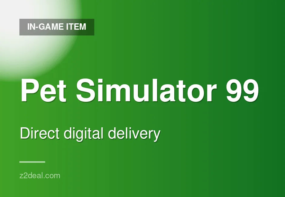 Genuine Pet Simulator 99 In-Game Item - 99 Gems - Fast Delivery - Secure Ordering