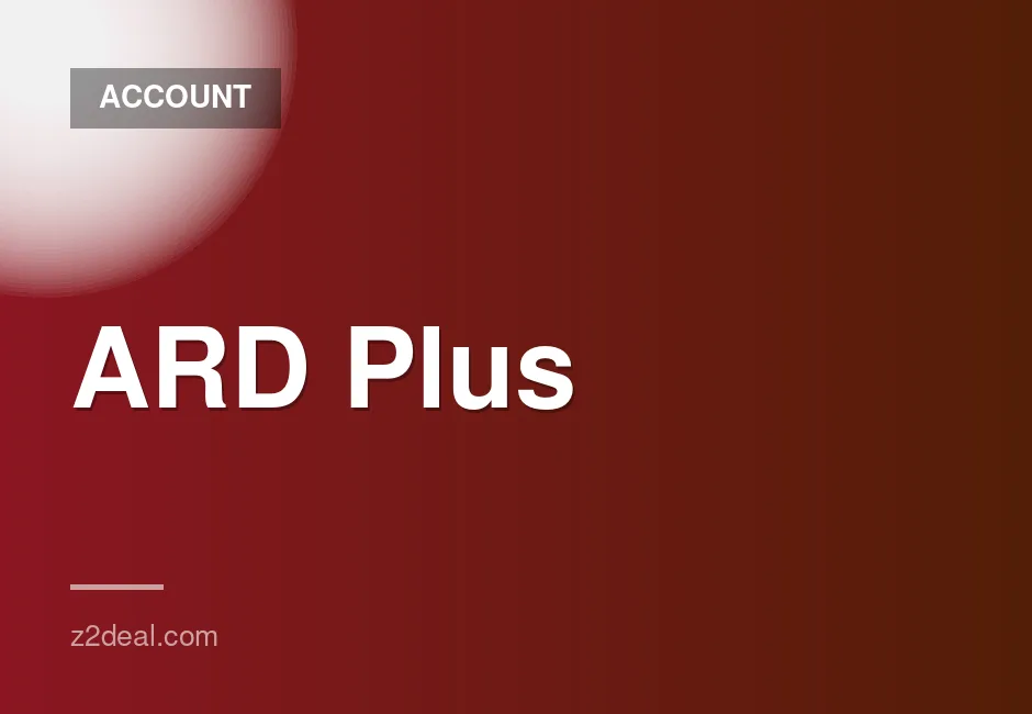 ARD Plus account (Germany) - 6 month warranty - Shared access available