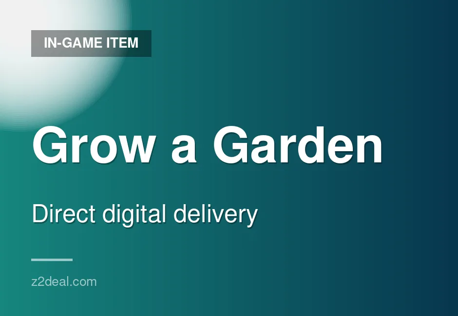 Genuine Grow a Garden In-Game Item - Secure Ordering