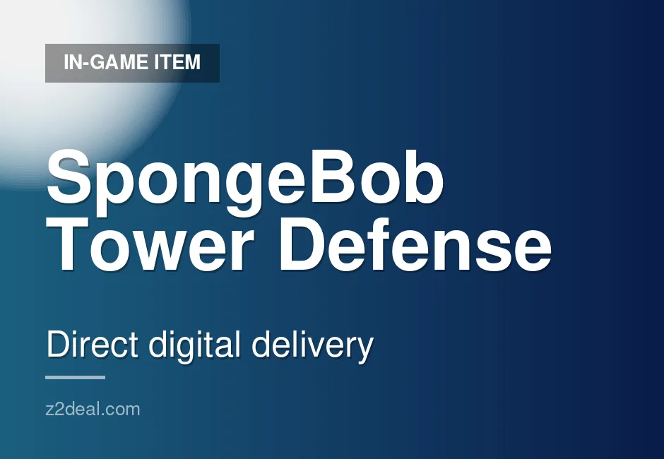 Premium SpongeBob Tower Defense In-Game Item | 24/7 Support | Clean Transaction