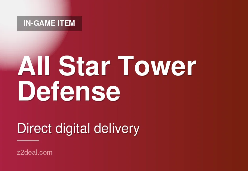 Premium All Star Tower Defense In-Game Item | 24/7 Support | Simple Process