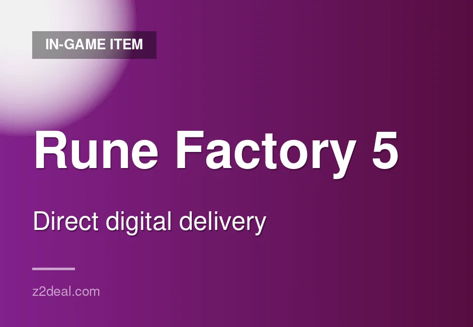 Buy Rune Factory 5 In-Game Item | Nintendo | Fast Delivery