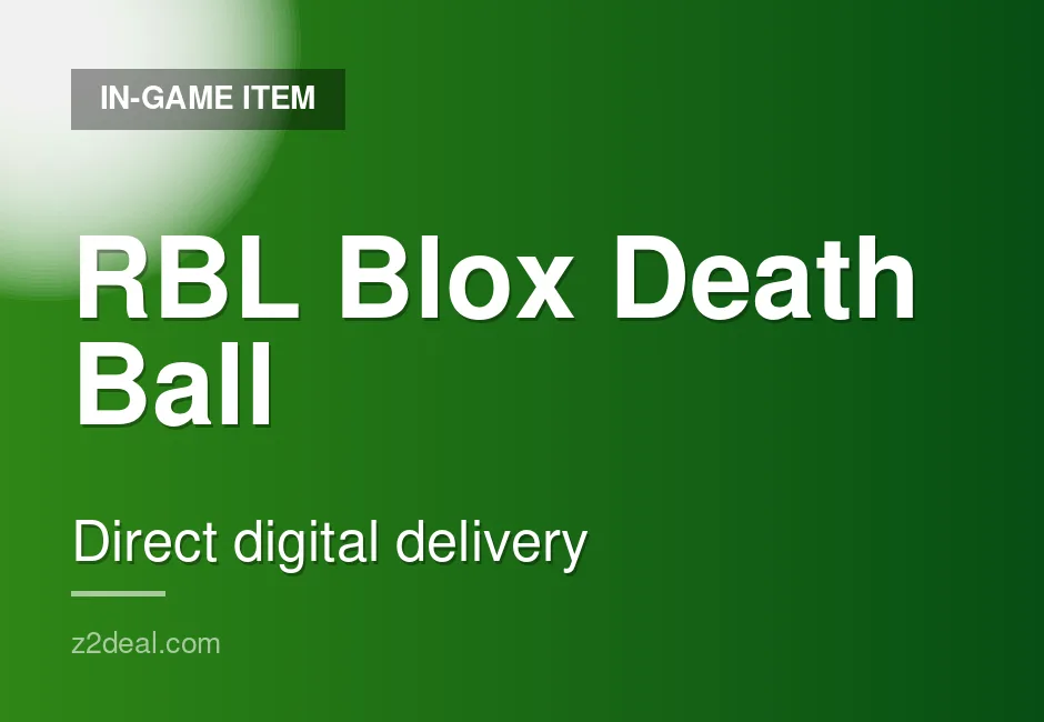 Trusted RBL Blox Death Ball In-Game Item | 100,000 Gems | 24/7 Support | Straightforward Order