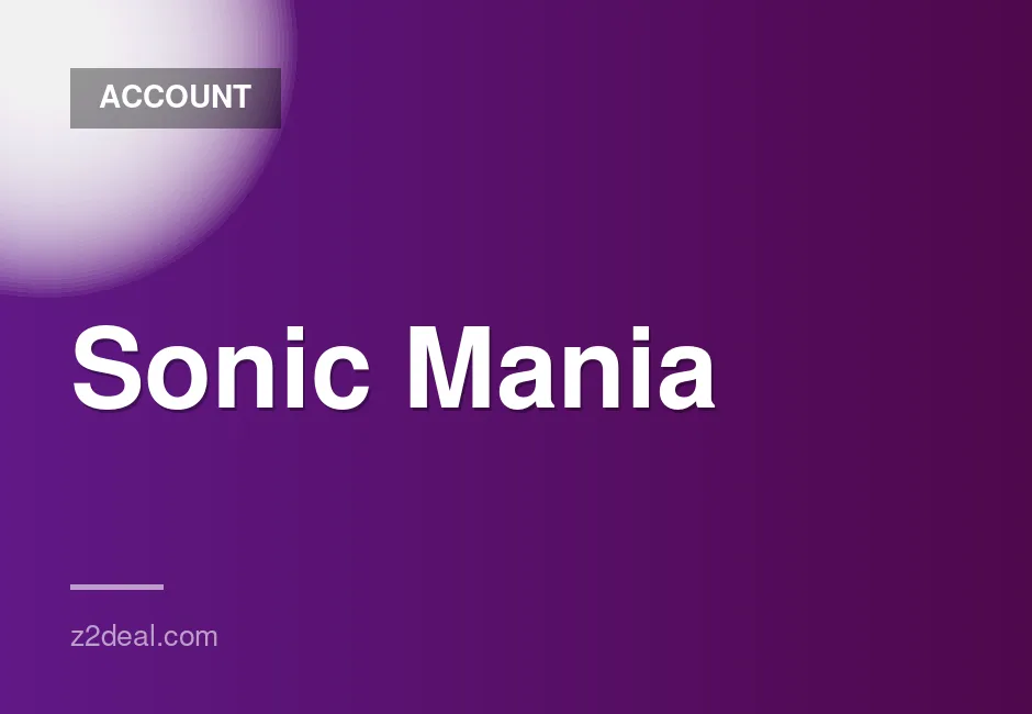 Sonic Mania Steam Account with Full Access and Guaranteed Mail Change