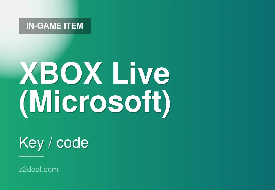 Instant XBOX Live (Microsoft) Game Key - Canada - Key Delivery - Xbox - Same-Day Delivery
