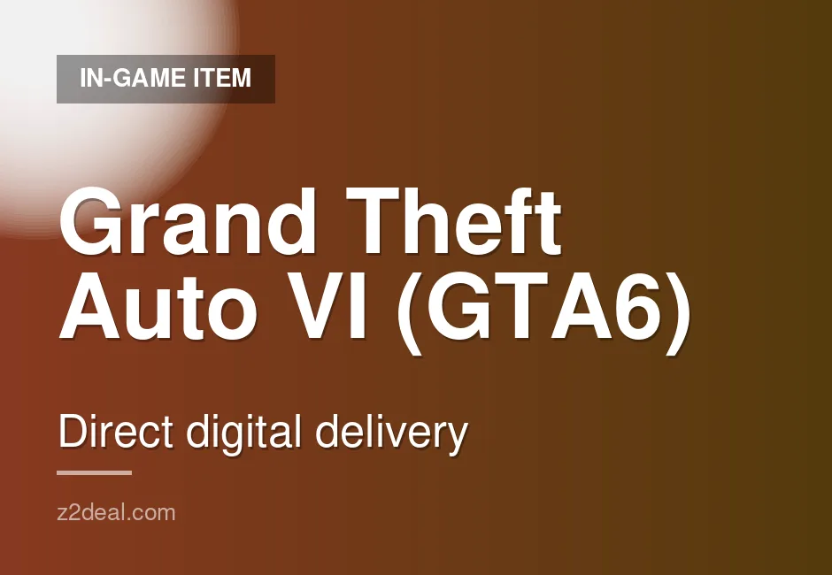 Premium Grand Theft Auto VI (GTA6) Game Key - Global - Pre-Order - Gifting Service - Ready to Use