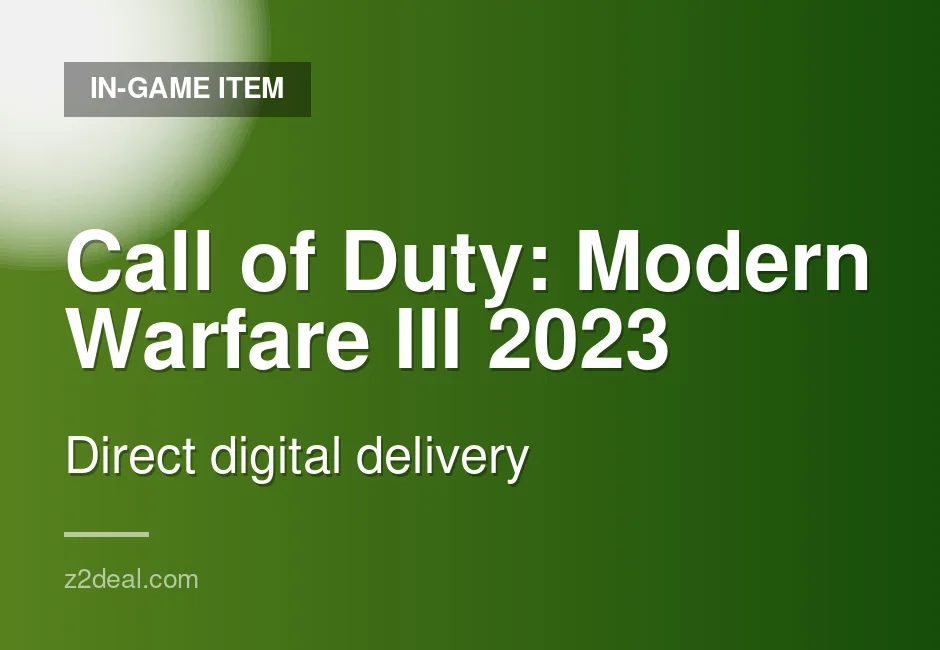 Trusted Call of Duty: Modern Warfare III 2023 Game Key - Cross-Platform - Xbox - United Kingdom - Safe Checkout