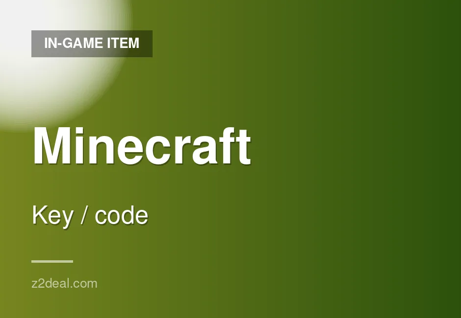 Instant Minecraft Game Key | Key Delivery | Xbox | Colombia | Trusted Seller