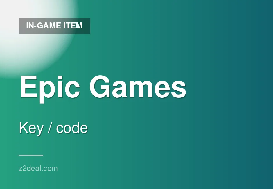 Genuine Epic Games Game Key - Key Delivery - Epic Games - Europe - Quick Turnaround