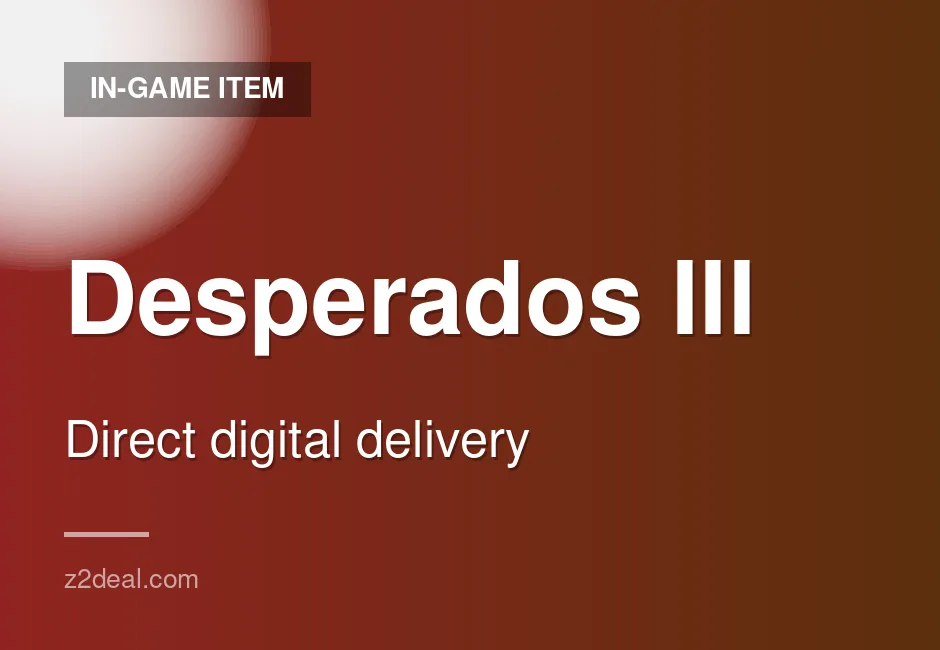 Genuine Desperados III Game Key - Xbox - United States - Deluxe Edition - Ready to Use