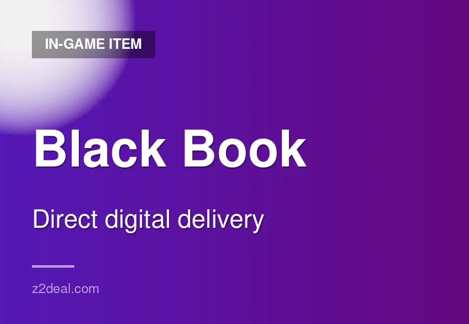 Trusted Black Book Game Key | Instant Delivery | 24/7 Support | Shared Account | Hassle-Free