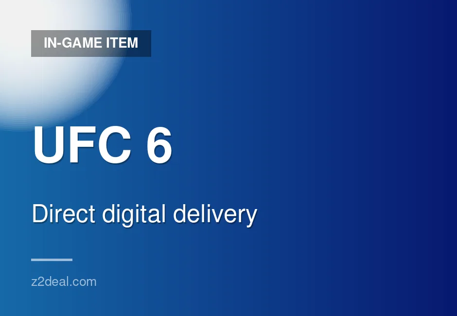 Genuine UFC 6 Game Key - Xbox - Direct Top-Up - Verified Stock